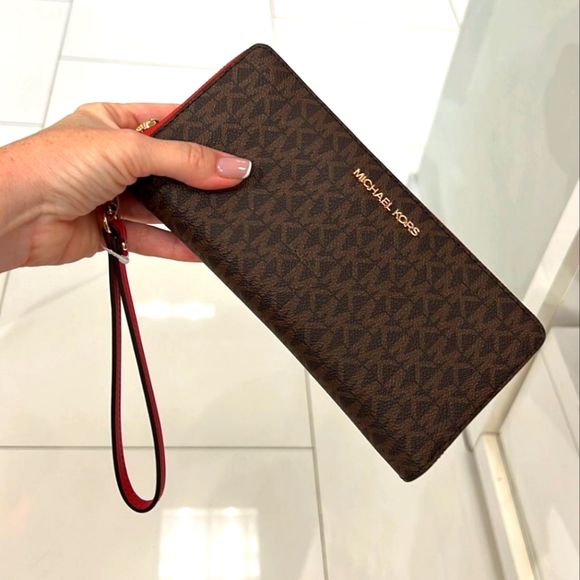 Michael kors Jet Set Long Zip Around Wallet - Picture 1 of 8